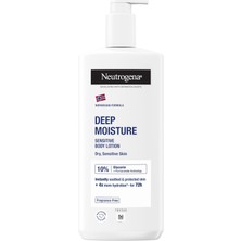 Neutrogena Deep Moisture Parfümsüz Vücut Losyonu (400 Ml)