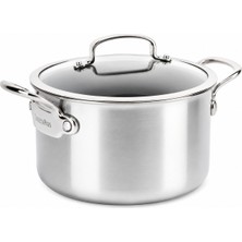 Greenpan Barcelona Evershine 3ply 18 cm Derin Tencere 2,1 L | Thermolon™ Seramik Yüzey | Pfas, Pfoa ve Ptfe Içermez |paslanmaz Çelik
