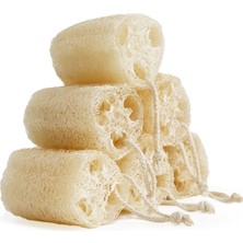 Doğal Lif Sünger Duş Organik Luffa Peeling Banyo Loofa Vücut Temizleyici Erkekler Kadınlar Yetişkinler Için Arka Yüz Cilt Spa Bakımı - 6 Adet