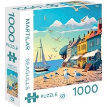 Ca Games Martılar 1000 Parça 2,2mm Kalınlık 48X68CM Profesyonel Hobi Puzzle Yapboz Serisi