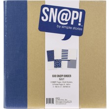 Sımple Storıes Snap Binder 6x8 Lacivert, Tek Beden