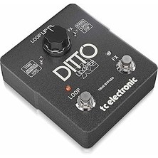 Tc Electronic Dıtto X2 Looper Sezgisel Loop Pedal, Özel Durdurma Düğmesi ve Döngü Efektleri ile