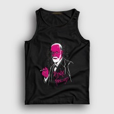 Presmono Unisex Siyah Sigmund Freud Filozof Felsefe Pink Freud Atlet