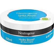 Neutrogena Hydro Boost Hızlı Emilen Vücut Kremi Kavanoz Hyalüronik Asit Içerikli Nemlendirici Jel Vücut Kremi Normal ve Kuru Ciltler Için 200 ml