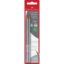 Faber-Castell 217497 - Kurşun Kalem Grip 2001, Sertlik Derecesi Hb, 2'li Set