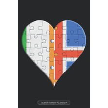 Planner: Irish Icelandic Flag United Heart Jigsaw Puzzle Flags Of Ireland Iceland