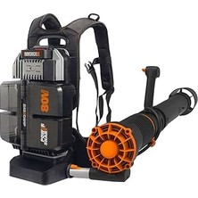 Worx WG572E 80V 4.0AH Li-On Profesyonel Devir Ayarlı Sırt Tipi Kömürsüz Yaprak Üfleme