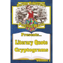 Independently Published Barton Rakewell's Puzzling World Presents Literary Quote Cryptograms