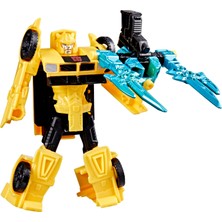Transformers Cyberworld Bumblebee Zırhlı Siber Değiştiriciler 10 cm Aksiyon Figürü, Araba Moduna Hızlı Değişim, Erkek ve Kız 6 Yaş ve Üzeri Için Robot Oyuncakları