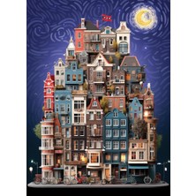 Anatolian Puzzle - Amsterdam Starry Night / 1000 Parça Puzzle, #1183