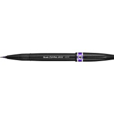 Pentel Sing Pen Brush Ince Uçlu Fırça Kalem Mor