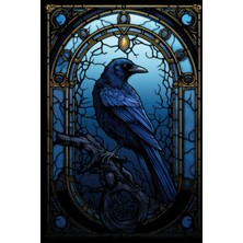 Independently Published 2024 Weekly Planner: Beautiful Raven In Stained Glass Windows: (January 1, 2024 Till December 31, 2024). Plan, Set Goals, Overviews Of Your Month And Year.