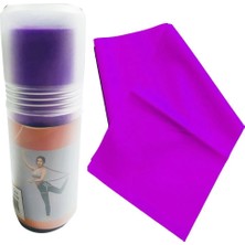 Moontime Alaçatı Pilates Bandı Orta Sert 140 x 15 cm Egzersiz Direnç Lastiği Mor
