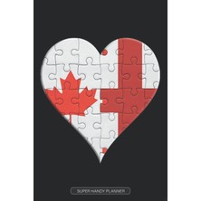 Planner: Canadian English Flag United Heart Jigsaw Puzzle Flags Of Canada England