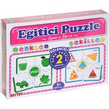 Dıy Toy Cark Puzzle Renkler & Sekıller
