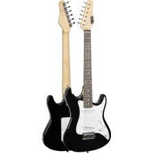 Midex CEG-36BK 8-12 Yaş Çocuklar Için Amfili Full 3/4 36 Inç Elektro Gitar Seti White Black
