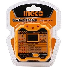 BADEM10 Ingco Priz Test Cihazı 300V Cat Iı