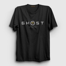 Presmono Unisex Siyah Logo Oyun Ghost Of Yotei T-Shirt