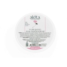 Akita% 100 Doğal Yumuşatıcı Ayak Kremi Gül 100ML