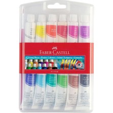 Faber-Castell Tüp Guaj Boya 12 Renk - 5170121011
