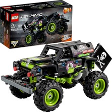 LEGO Technic Monster Jam Grave Digger 42118-7 Yaş ve Üzeri Canavar Kamyon Oyuncaklarını Seven Çocuklar Için Koleksiyonluk Yaratıcı Oyuncak Model Yapım Seti (212 Parça)