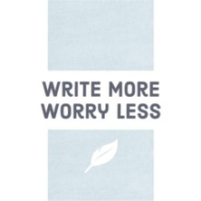 Write More Worry Less Daily Mental Health Journal