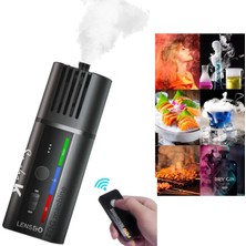 Lensgo Smoke K Sis Makinesi, 30 W, Uzaktan Kumandalı, Taşınabilir El Sis Makinesi, Fotoğrafçılık, Gece Kulübü, Düğün, Parti, Dj, Cadılar Bayramı Için (Siyah)