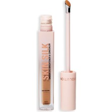 Revolution Skin Silk Radiant Serum - Göz Beyazlatıcı - Hiyalüronik Asit ve Skualan ile Nemlendirir ve Düzleştirir - Vegan ve Cruelty-Free - Tan Golden - 4 ml