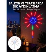 Fırsatkolik Mey Ithalat® Uygulama Destekli Rgb LED  Duvar Aydınlatması Yeni Nesil