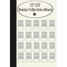 Old School Style Stamp Collection Album: Designed Only For 0.87''x0.98'' Postage Stamps. Hardcover: Remember That Hobby Your Grandparents Did?