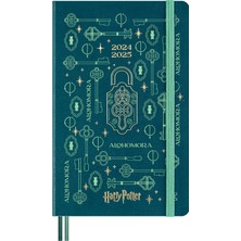 Moleskine Wizarding World Harry Potter Spells Kollektion Alhomora Weekly Planner, 18-Monats Linierter Wochenplaner, Phosphoreszierender Fester Einband, Großformat 13 x 21 cm