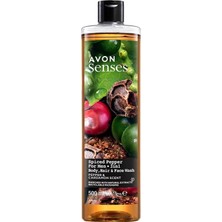 Avon Senses Spiced Pepper Karabiber ve Kakule Kokulu Erkekler Için Duş Jeli 500 Ml.