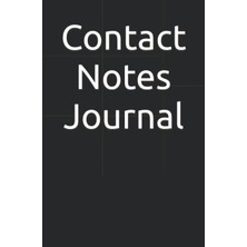 Contact Notes Journal
