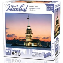 Ks Games 500 Parça Kız Kulesi Günbatımı Istanbul Puzzle - 20059