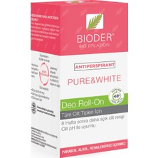 Bioder Pure & White Roll - On 50 ml Antiperspirant Terleme Önleyici - Kol Altı Beyazlatıcı Mucizevi Etki