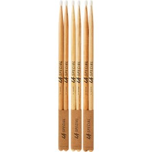 Promark La Specials Davul Çubukları,davul ÇUBUKLARI,7A Hickory Davul Çubukları, Oval Naylon Başlık, Üç Çift
