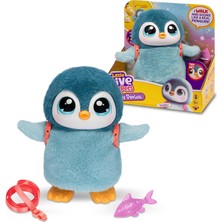 Little Live Pets My Walking Penguin - Waddles, Yumuşak ve Sevimli Interaktif Oyuncak Penguen, 25+ Ses ve Tepki, Yürür, Dans Eder ve Kanat Çırpar, Pilli (5+ Yaş Çocuklar Için)