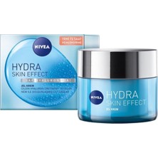 Nıvea Hydra Skin Effect Nemlendirici Jel Krem 50 Ml, Saf Hyaluron, 72 Saat Nemlendirme, Dolgun Cilt, Tüm Cilt Tipleri Için