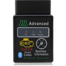 Gaman Arıza Tespit Cihazı Arıza Okuma Silme Bluetooth Obd2 Advanced Tüm Bilgisayara Bağlanan Araçlara Uyum