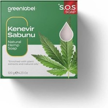 Greenlabel Kenevir Sabunu Natural 120GR.