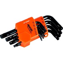 Moontime Alaçatı Torx Allen Anahtar Seti 9 Parça Kısa