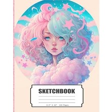 Sketchbook: Anime Girl, Blank Sketch Book For Kids, Adults, Artist Notebook/journal For Drawing, Writing, Sketching Or Doodling, 120 Blank Pages, 8.5X11 (Blank Drawing Book)