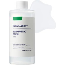 Eqqualberry Swimming Pool Yüz Toneri, 300 Ml, Nemlendirici ve Sakinleştirici Yüz Toniği, Gözenek Kontrolü ve Yumuşak Peeling, Kuru ve Yağlı Ciltler Için Uygundur