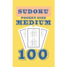 Independently Published Sudoku Poket Size Medium 100: Sudoku Travel Math Puzzle Small Books For Adults