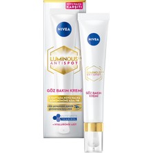 Nıvea LUMINOUS630 Koyu Halka Karşıtı Göz Bakım Kremi 15 Ml, Nemlendirici,kafein,thiamidol,hyaluronik Asit
