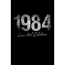 Limited Birthday Edition 1984 Born Year Vintage Retro Grunge Line Art: Puzzle Book - 100X Sudoku Hard - Limited Edition Used Birthday Gift, Vintage Mystery, Note, Book, Brain Jogging, Logic
