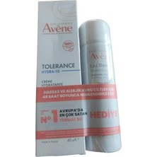 Avene Tolerance Hydra-10 Hydrating Cream 40 ml + Termal Su 50 ml Hediyeli