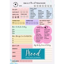 Independently Published Mood Tracker Journal: Daily Tracking For Mental Health And Wellness Diary With Prompts