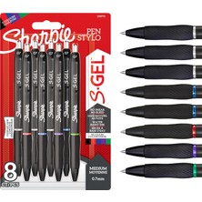 Sharpie Gel Jel Mürekkepli Kalem, 0.7 Mm, 8li Bls