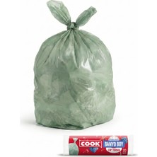 Cook Kokulu Çöp Torbası Banyo Boy (Okyanus) 32 x 42 cm (30 Adet/rulo)